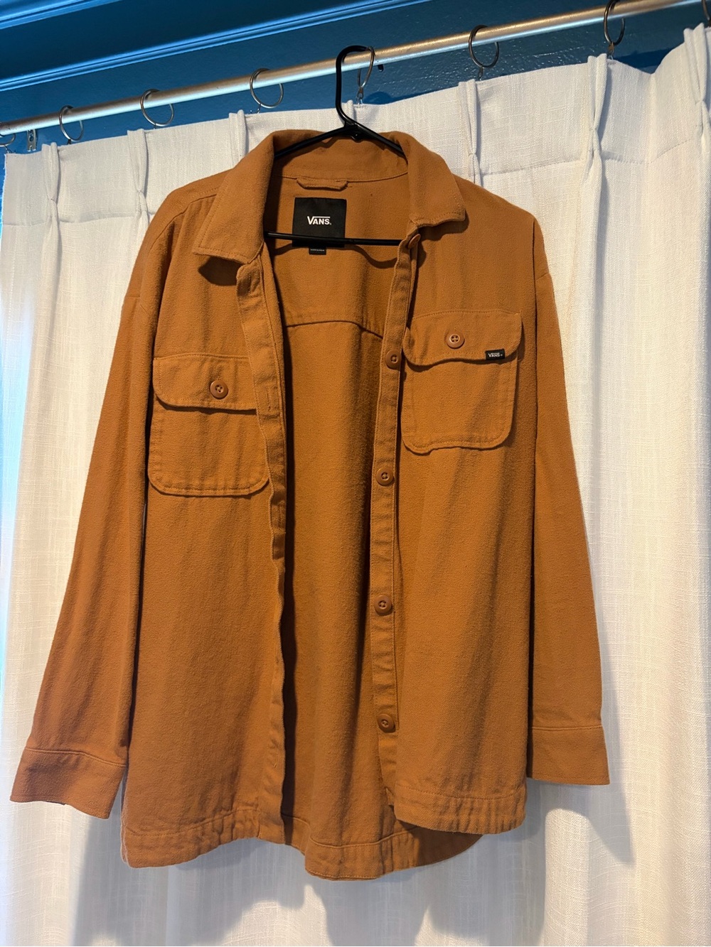Vans Overshirt in Burnt Orange